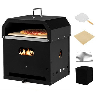 Dwupoziomowy piec do pizzy 4w1 outdoor
