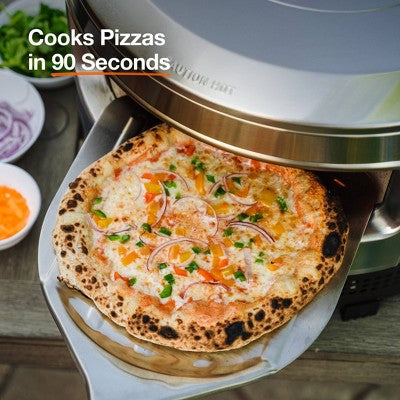 Stalowy piec gazowy do pizzy 90 sekund
