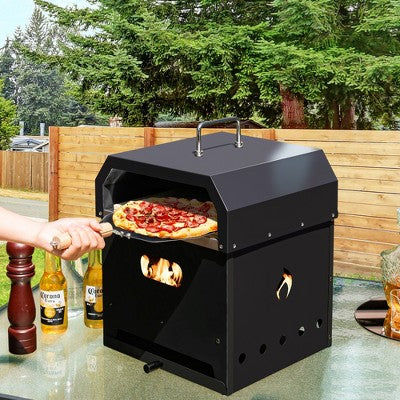 Dwupoziomowy piec do pizzy 4w1 outdoor